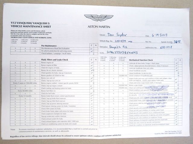 2003 Aston Martin VANQUISH V12 BOWLAND BLACK...4,515 Miles...Investment Grade! - 17958544 - 60