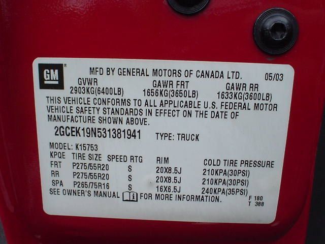 2003 Chevrolet Silverado 1500 SS  SB - 1036604 - 26