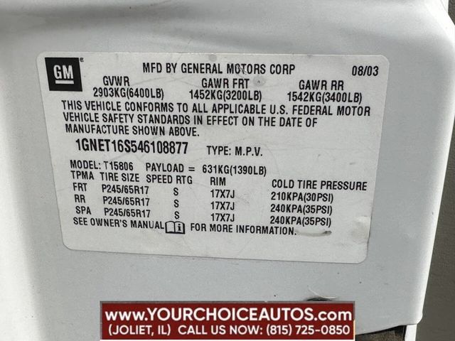 2004 Chevrolet Trailblazer 4dr 4WD EXT LS - 22865729 - 16