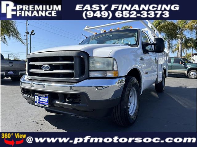 2004 Ford F350 Super Duty Regular Cab & Chassis REGULAR CAB DIESEL UTILITY BED CLEAN - 22405318 - 0