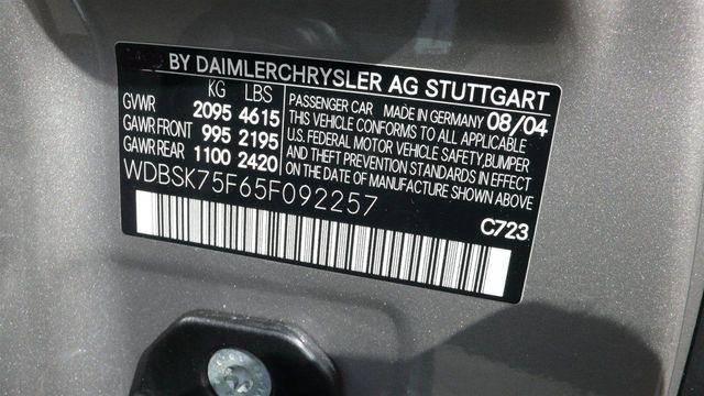 2005 Mercedes-Benz SL-Class SL500 - 12002719 - 84