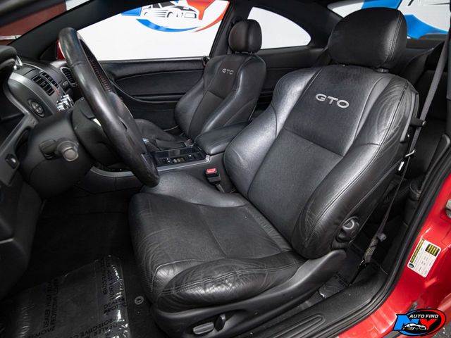 2005 Pontiac GTO CLEAN CARFAX, LEATHER SEATS, 200W BLAUPUNKT STEREO, HOOD SCOOPS - 22358040 - 8