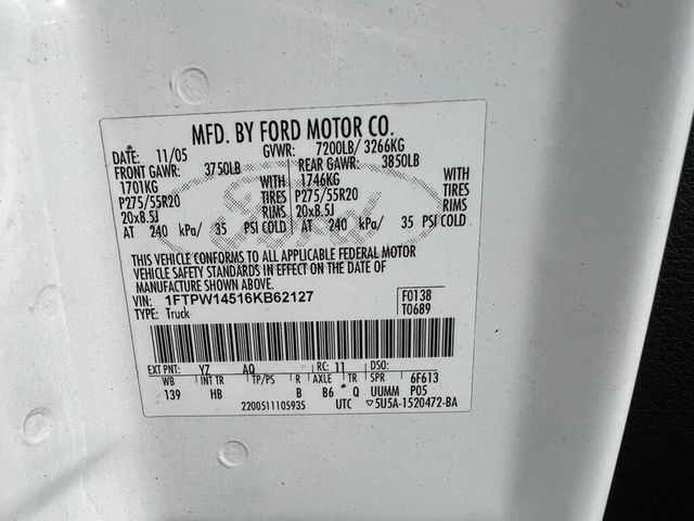 2006 Ford F-150 4X4 / FX4 / 4 DOOR - 22007639 - 43