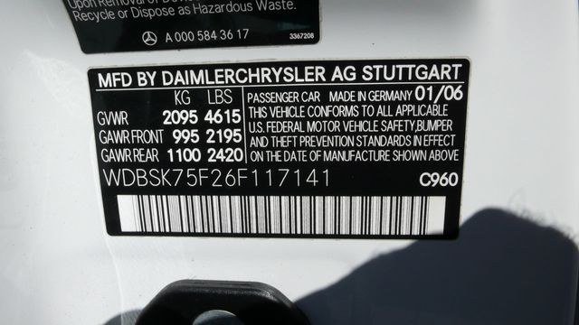 2006 Mercedes-Benz SL-Class SL500 2dr Roadster 5.0L - 17456188 - 70