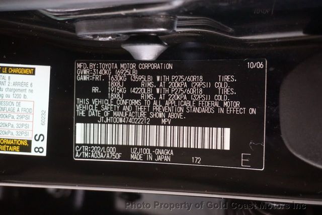 2007 Lexus LX 470 *Arizona Truck* *NO RUST* - 22019365 - 20