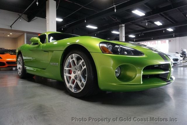 2008 Dodge Viper *Snakeskin Green Pearl* *Graphite Painted Stripes* *1-Owner* - 21559361 - 76