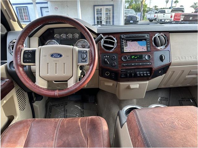 2008 Ford F350 Super Duty Crew Cab KING RANCH LONG BED 4X4 DIESEL NAV BACK UP CAM CLE - 22141299 - 24