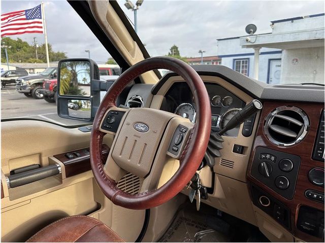 2008 Ford F350 Super Duty Crew Cab KING RANCH LONG BED 4X4 DIESEL NAV BACK UP CAM CLE - 22141299 - 30