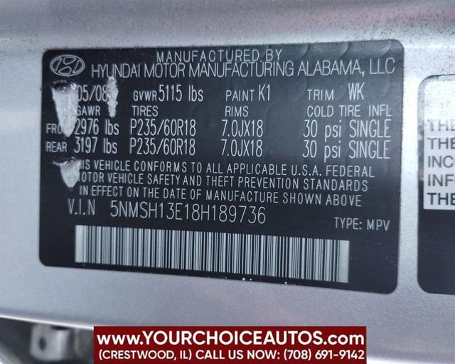 2008 Hyundai Santa Fe FWD 4dr Automatic Limited - 22917691 - 38