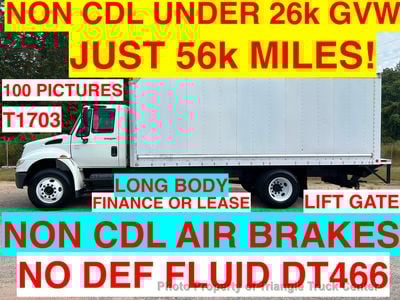 2008 International 4300 LONG BOX JUST 56k MILES! LIFT GATE!