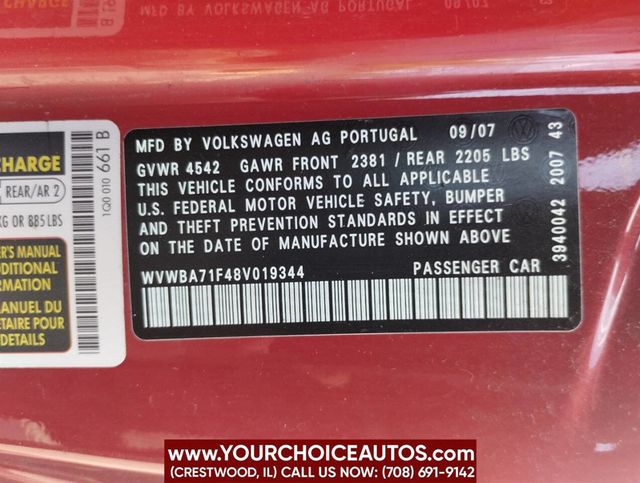 2008 Volkswagen Eos 2dr Convertible DSG Turbo - 22879046 - 26