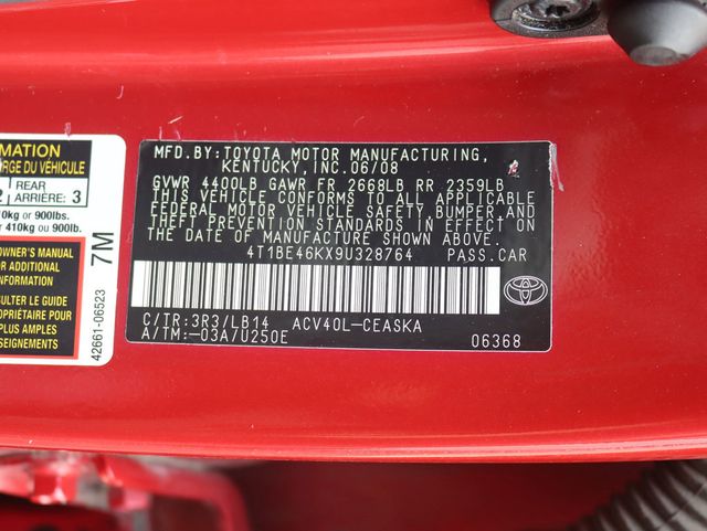 2009 Toyota Camry 4dr Auto SE LEATHER SUNROOF - 22907023 - 28