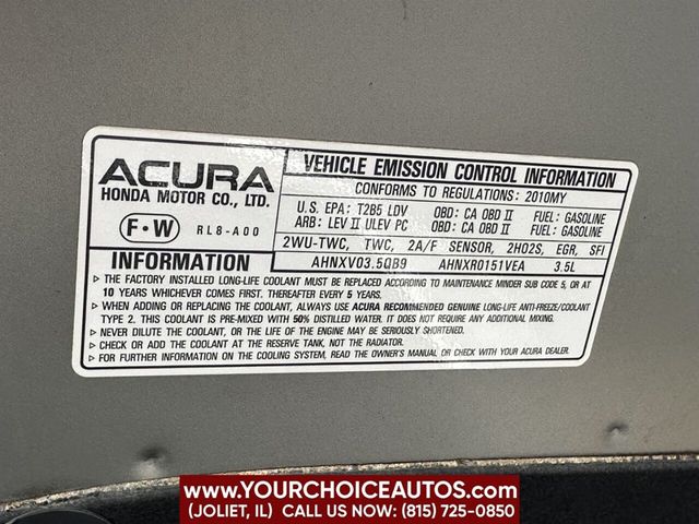 2010 Acura TSX 4dr Sedan V6 Automatic Tech Pkg - 22375404 - 13