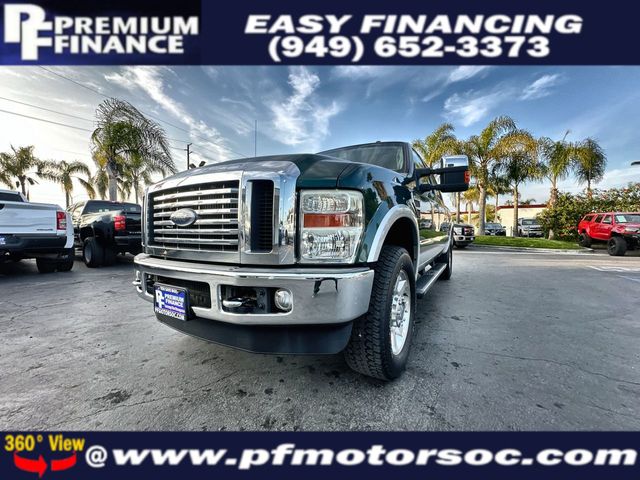 2010 Ford F250 Super Duty Crew Cab LARIAT 4X4 DIESEL LEATHER PACK BACK UP CAM CLEAN - 22300406 - 0