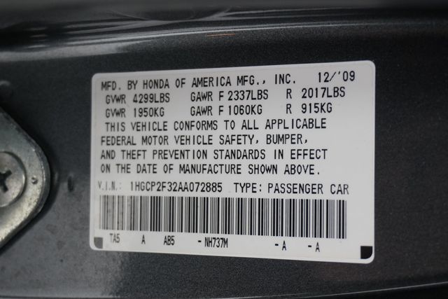 2010 Honda Accord Sedan 4dr I4 Automatic LX - 22879354 - 27