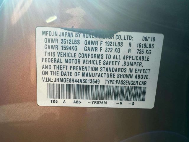 2010 Honda Fit 5dr Hatchback Automatic Sport - 22936471 - 33