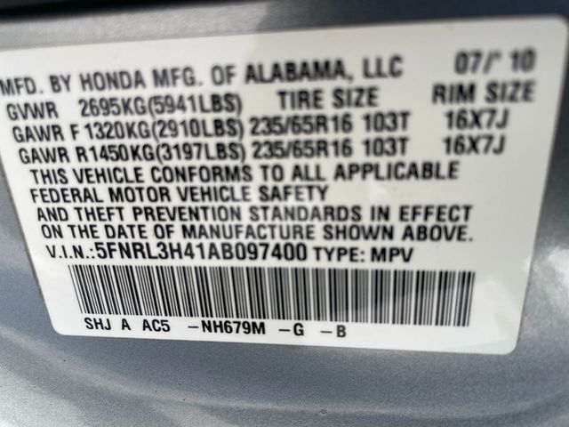 2010 Honda Odyssey 5dr EX - 22935482 - 12