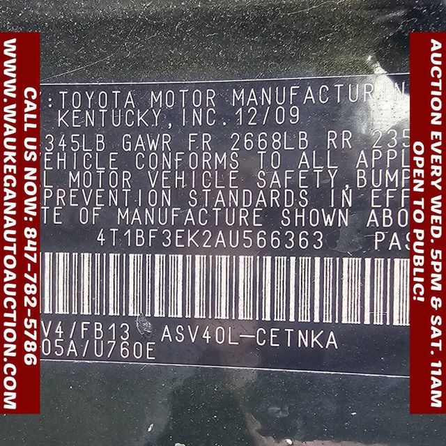 2010 Toyota Camry 4dr Sedan I4 Automatic LE - 22938465 - 9