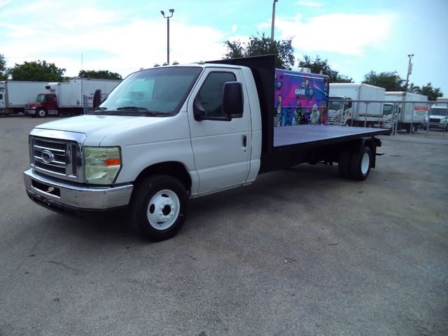 2011 Ford E450 18FT FLATBED PLATFORM BODY.. - 22025565 - 2