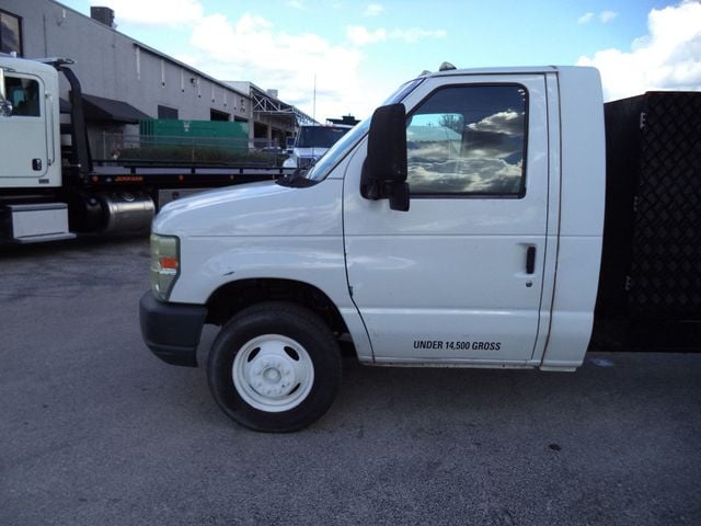 2011 Ford E450 w/ 12ft Steel Trash Dump Body Landscape Dump Truck - 22928118 - 9