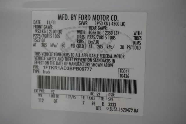 2011 Ford Ranger  - 22909820 - 17