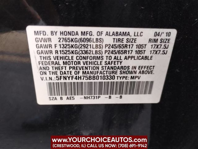 2011 Honda Pilot 4WD 4dr EX-L w/Navi - 22898155 - 36