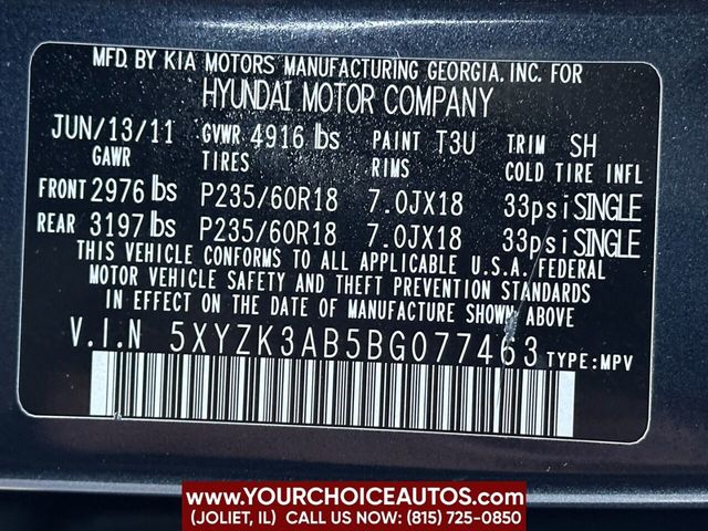 2011 Hyundai Santa Fe FWD 4dr I4 Automatic Limited - 22344188 - 21