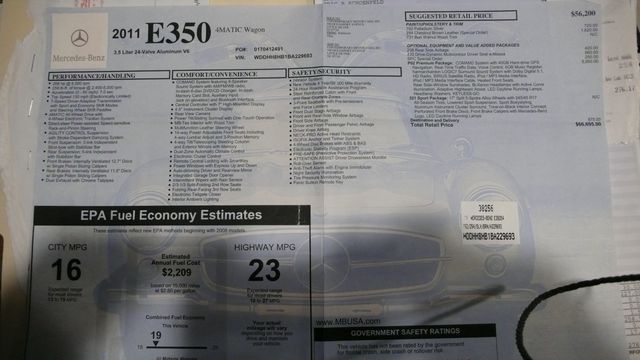 2011 Mercedes-Benz E-Class E 350 4dr Wagon E350 Sport 4MATIC - 17646275 - 91