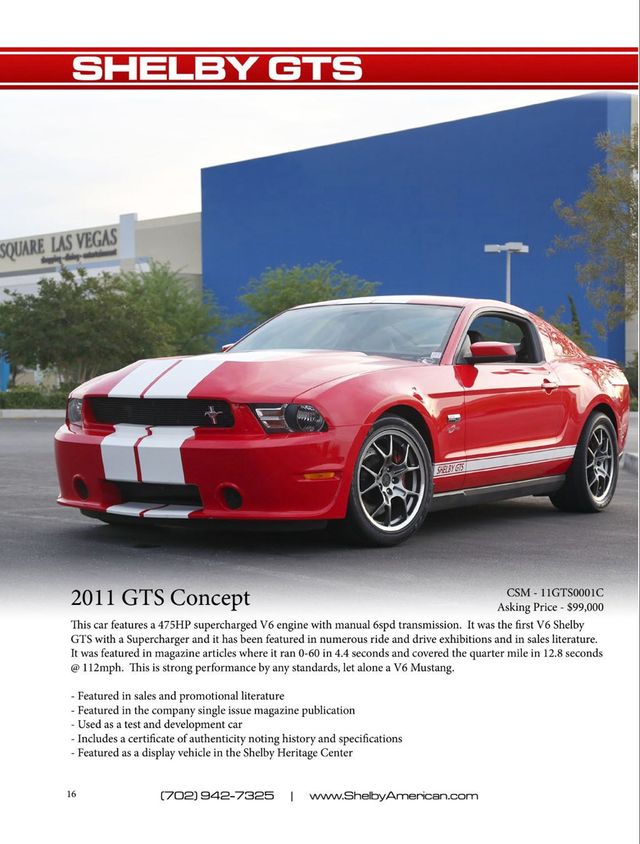 2011 Shelby GTS Concept Car For Sale - 22414502 - 97