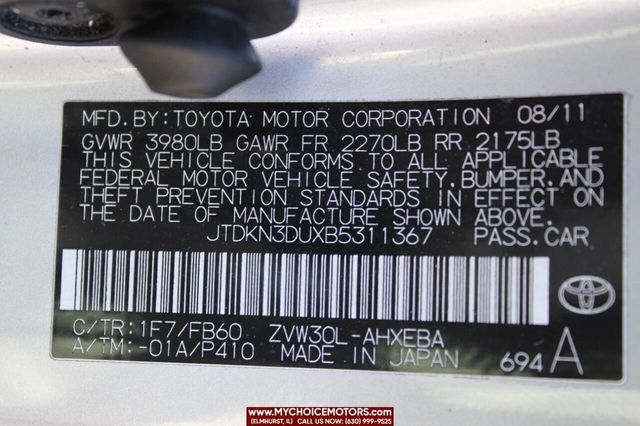 2011 Toyota Prius Three 4dr Hatchback - 22401973 - 29