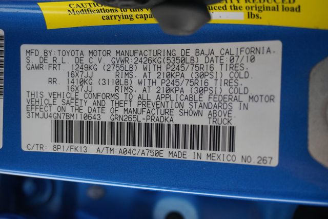 2011 Toyota Tacoma 2WD Double V6 Automatic PreRunner - 22881931 - 26