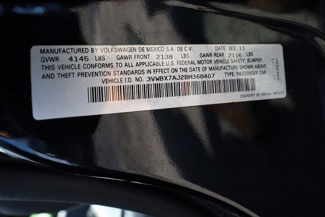 2011 VOLKSWAGEN Jetta Sedan 4dr Manual SE - 22919408 - 23