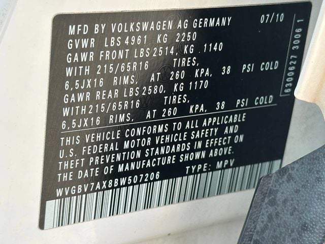 2011 Volkswagen Tiguan 4WD 4dr SEL 4Motion - 22910488 - 16