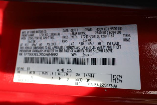 2012 Ford Econoline Cargo Van E-350 w/ Handicap Ramp - 22898830 - 5