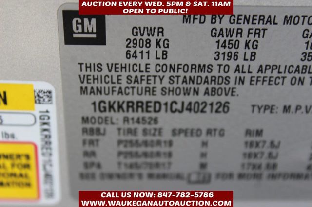 2012 GMC Acadia FWD 4dr SLT1 - 22939827 - 12