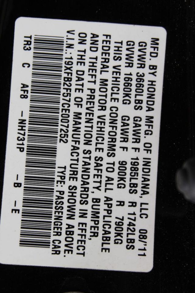 2012 Honda Civic Sedan 4dr Automatic LX - 22890559 - 16