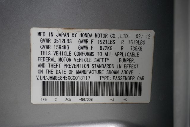 2012 Honda Fit 5dr Hatchback Automatic Sport - 22863231 - 22