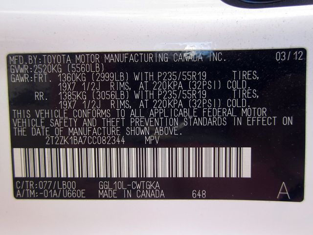 2012 Lexus RX 350 FWD 4dr - 22921323 - 26