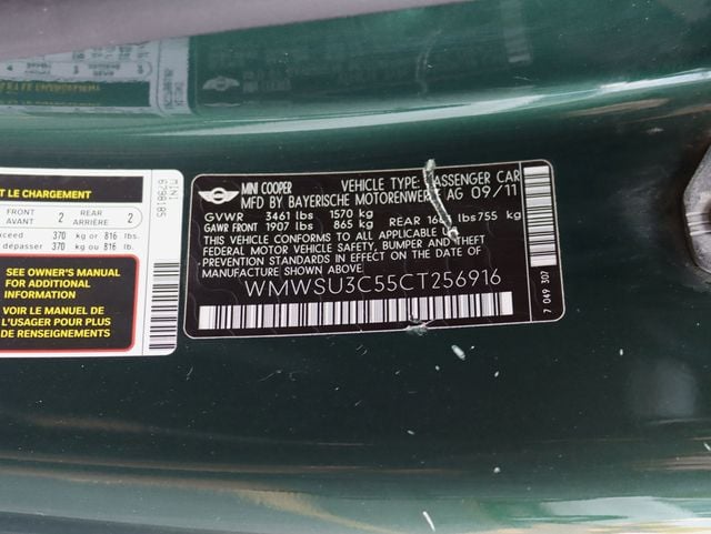 2012 MINI Cooper Hardtop 2 Door  - 22912891 - 23