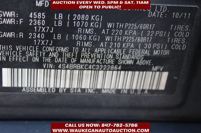 2012 Subaru Outback 4dr Wagon H4 Automatic 2.5i Limited - 22939822 - 9