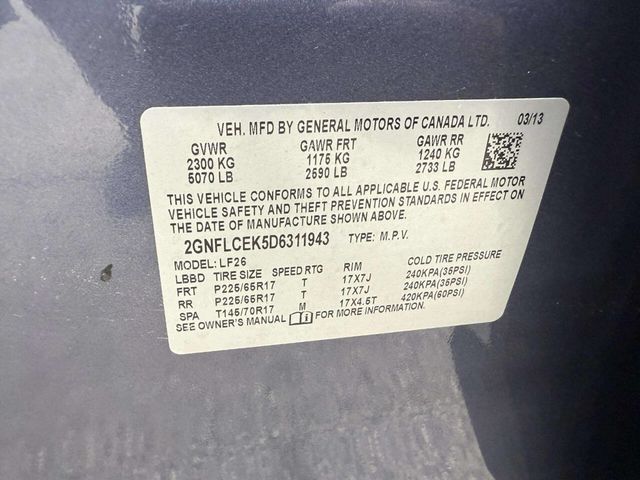 2013 Chevrolet Equinox AWD 4dr LS - 22931360 - 25