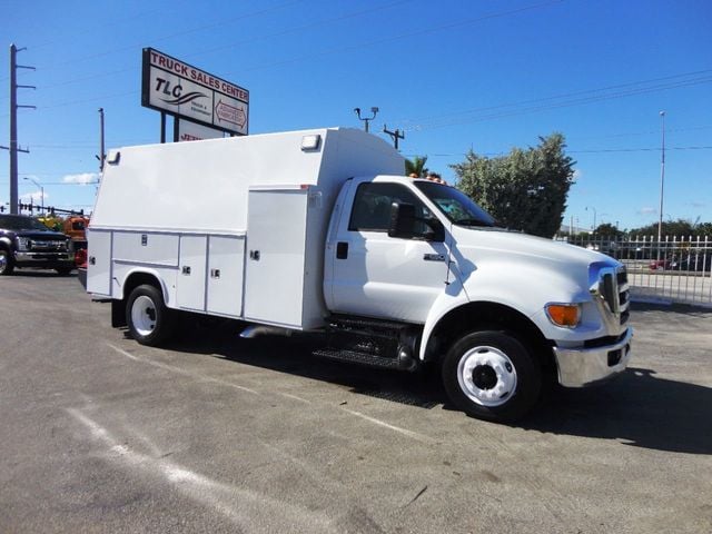 2013 Ford F650 SERVICE TRUCK. 14FT ENCLOSED UTILITY BED - 19564760 - 0