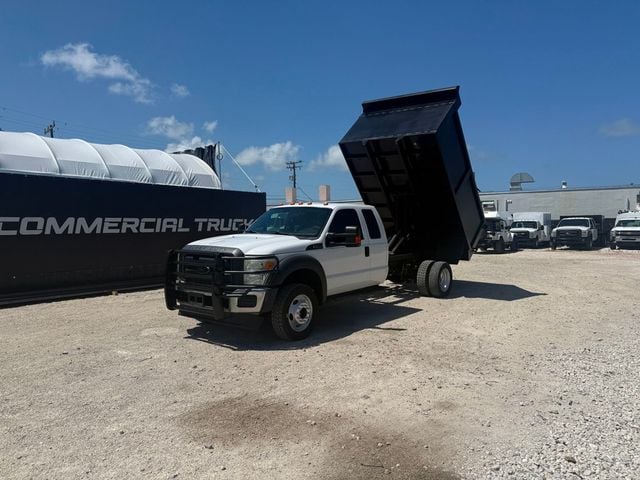 2013 Ford F-550 4X4 Extended Cab Dump Truck  - 22888022 - 0