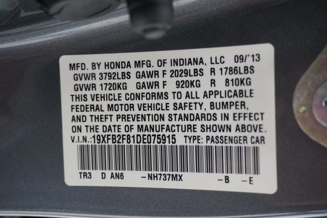 2013 Honda Civic Sedan 4dr Automatic EX - 22882993 - 28