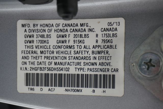 2013 Honda Civic Sedan 4dr Automatic LX - 22921708 - 28