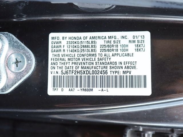 2013 Honda Crosstour 4WD V6 5dr EX-L - 22932316 - 31