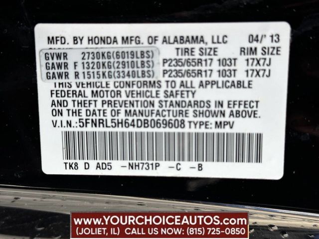 2013 Honda Odyssey 5dr EX-L - 22842503 - 16