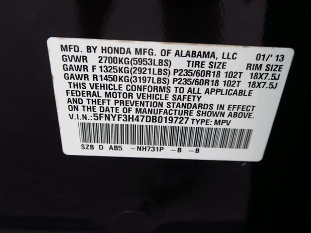 2013 Honda Pilot 2WD 4dr EX - 16968765 - 31