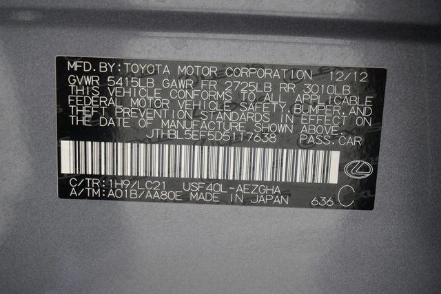 2013 Lexus LS 460 4dr Sedan RWD - 22886005 - 34