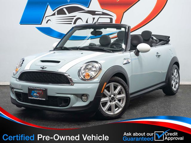 2013 MINI Cooper S Convertible ICE BLUE, CLEAN CARFAX, CONVERTIBLE, HEATED SEATS - 22377891 - 0